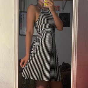 Striped Skater Dress